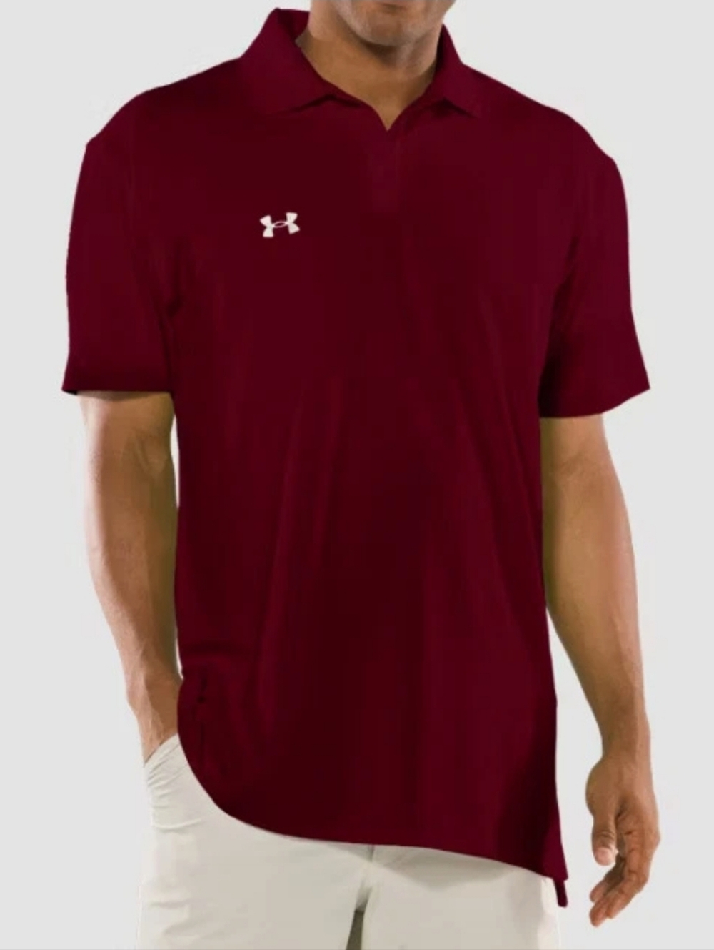 Under Armour Men’s Maroon Polo Shirt